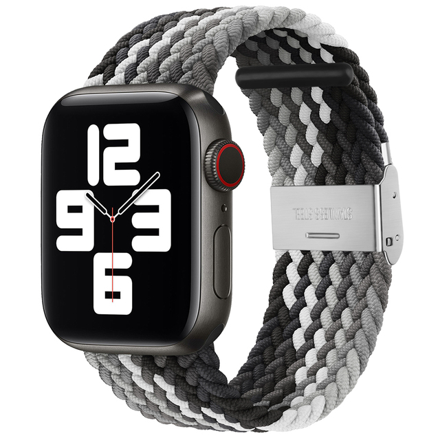 

Ремешок нейлоновый, пианел, для Apple Watch Chocolat , 42/ 44/ 45/ 49мм, Белый