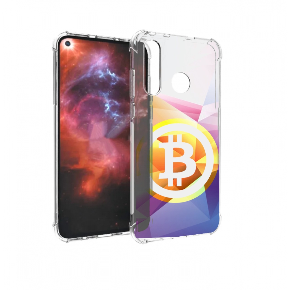 

Чехол бампер MyPads Биткоин для Huawei Nova 4 противоударный, Прозрачный, Tocco