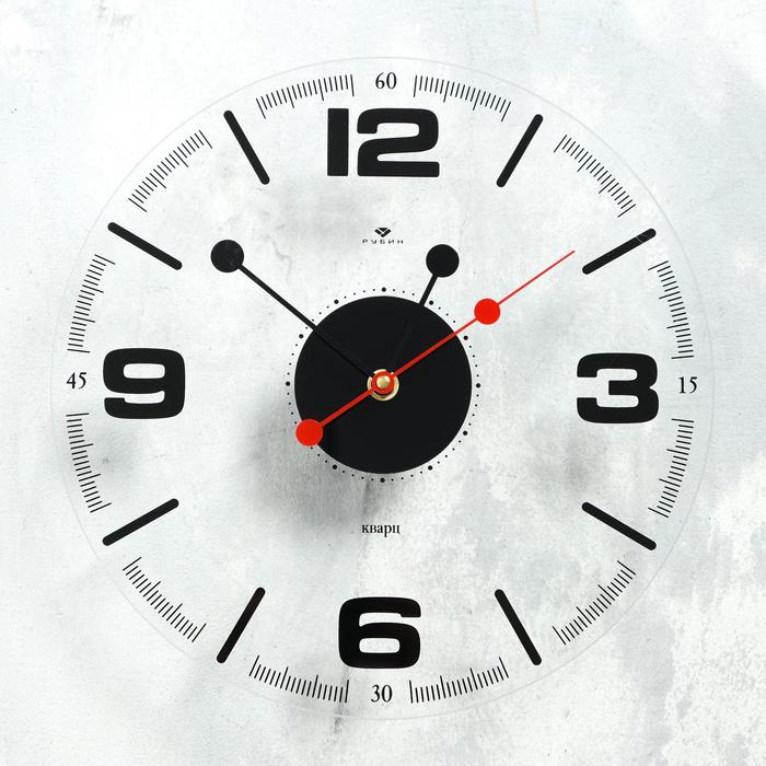 

Часы настенные, серия: Интерьер, "Стиль 1", плавный ход, d=30 см, без стекла
