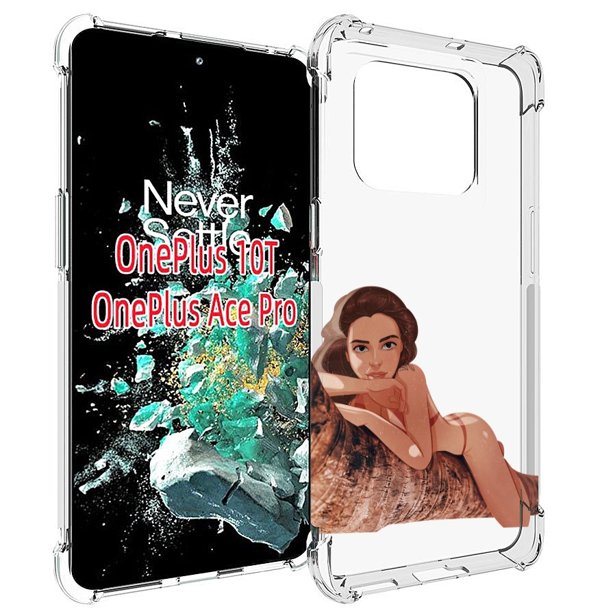 

Чехол MyPads амазонка-на-дереве для OnePlus 10T, Прозрачный, Tocco