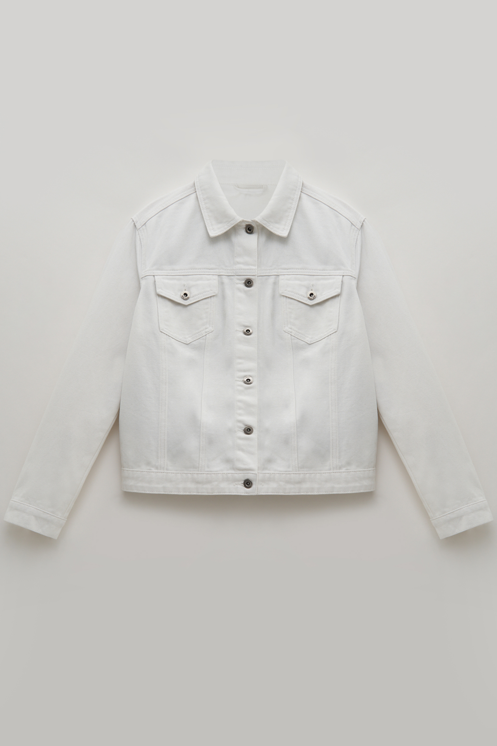 Джинсовая куртка женская Finn Flare FSC15011 белая L