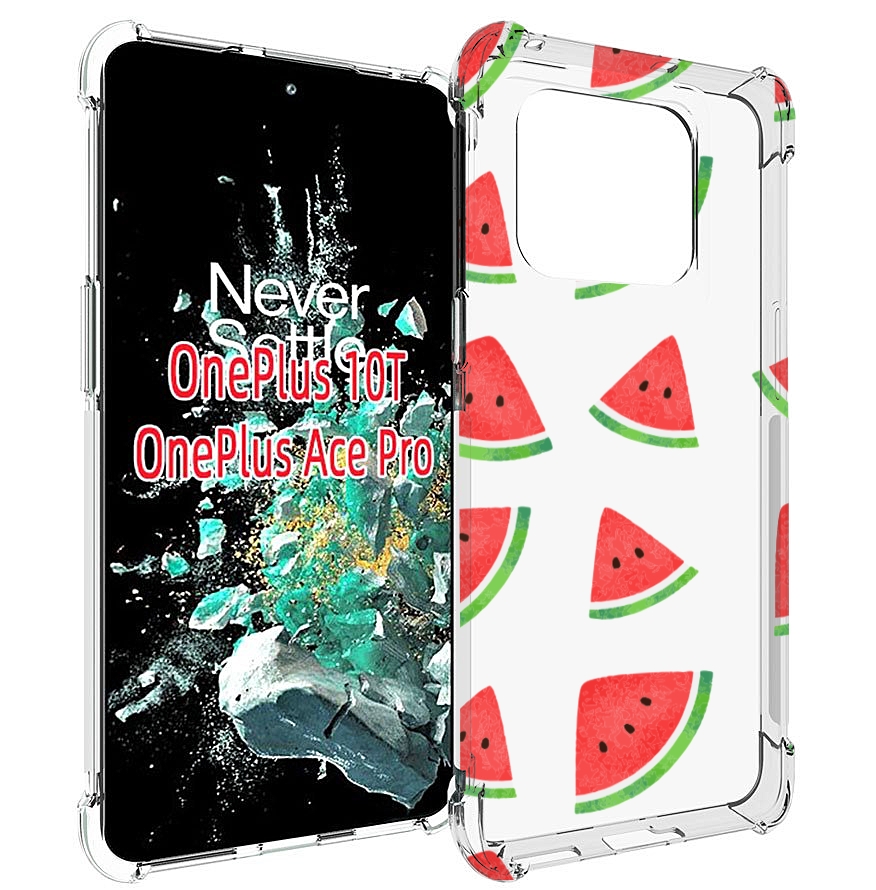 

Чехол MyPads арбузики для OnePlus 10T, Прозрачный, Tocco
