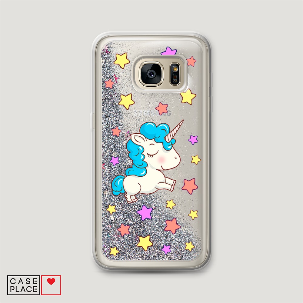 

Чехол Awog на Samsung Galaxy S7 "Звездный единорог", Разноцветный, 24591-1