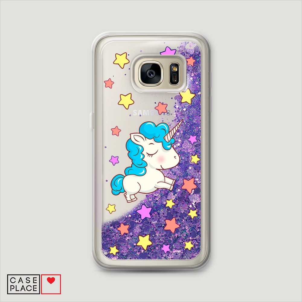 

Чехол Awog на Samsung Galaxy S7 "Звездный единорог", Разноцветный, 24592-1