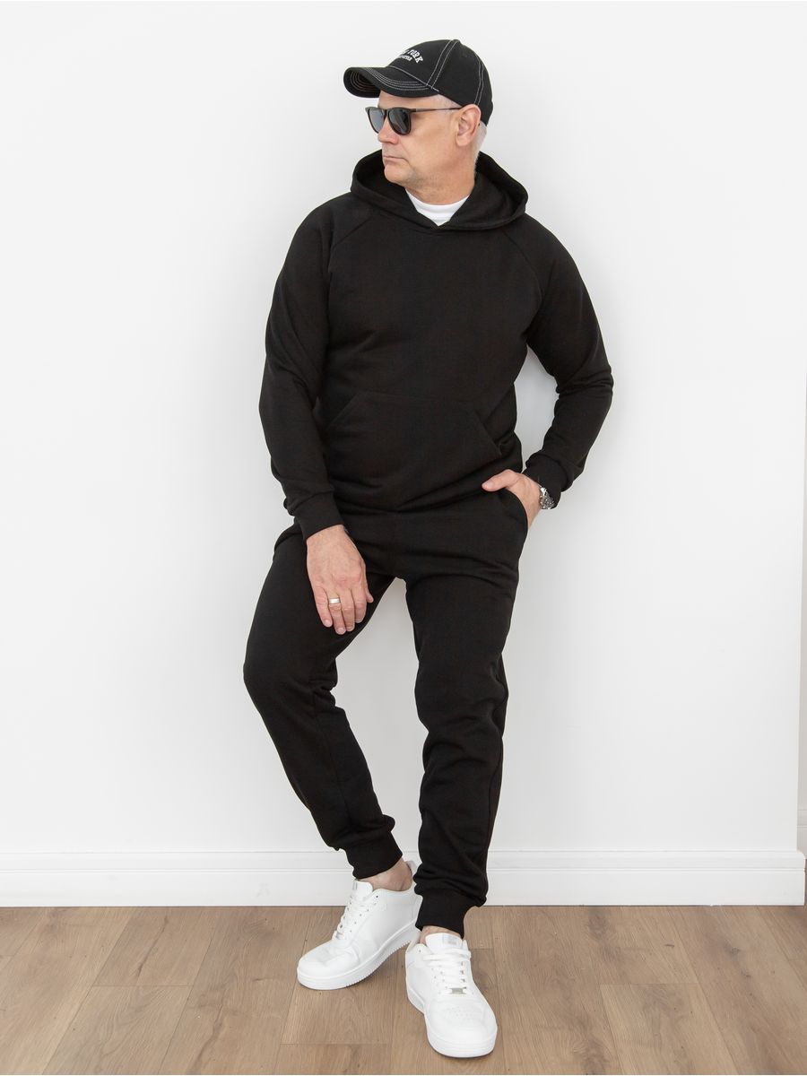 Костюм мужской ASFASHIONDP Оливербезначес черный 52 RU