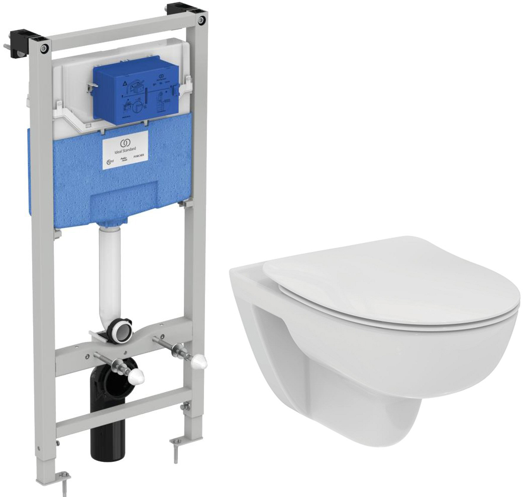 

Комплект Ideal Standard Prosys i.life A (унитаз+инсталляция) I001601