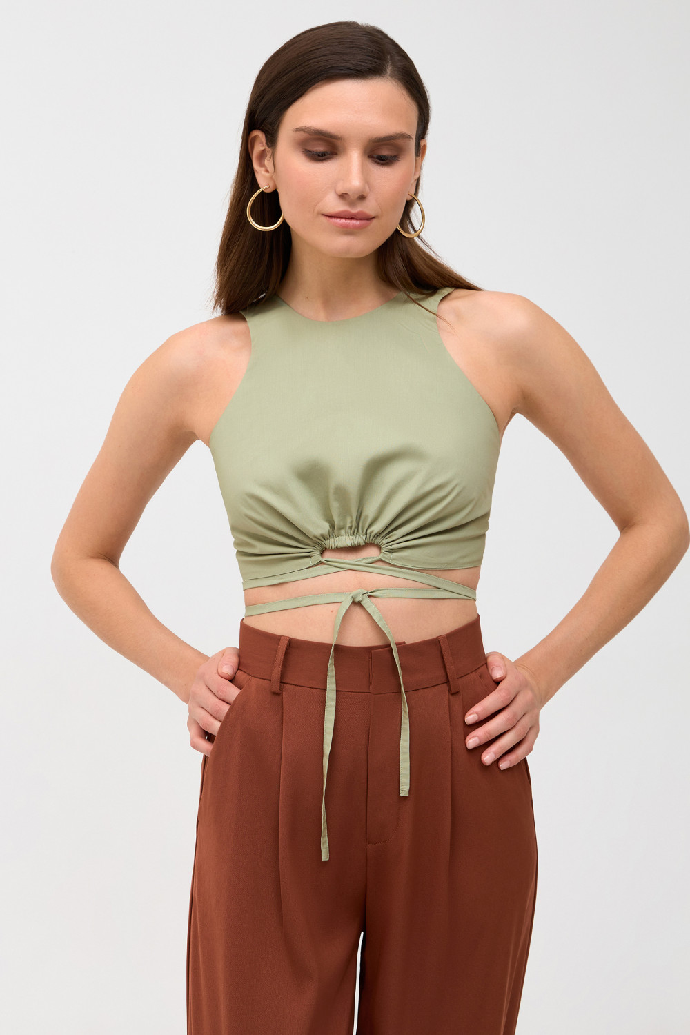 

Топ женский Concept Club 10200210016 зеленый XS, 10200210016