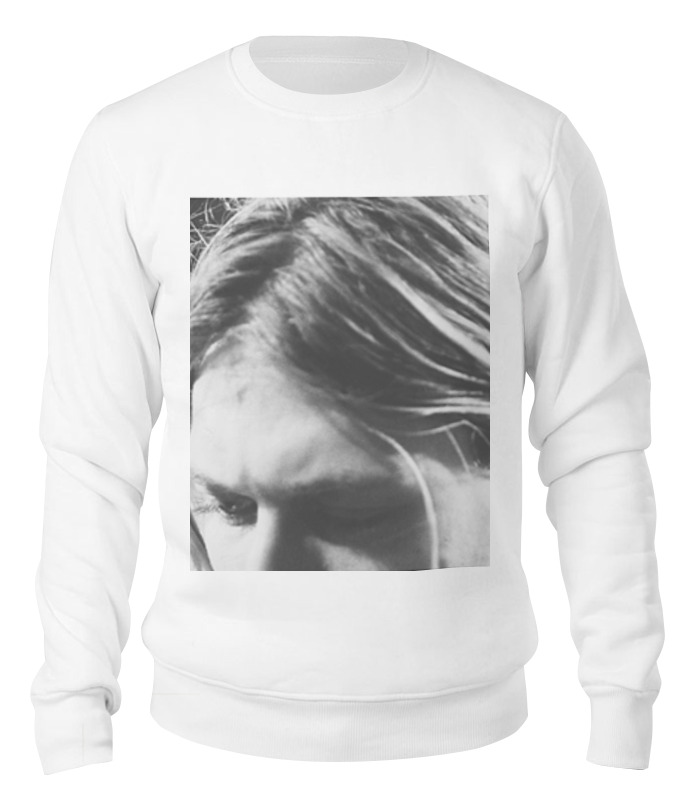 

Свитшот унисекс Printio Cobain белый M, Cobain