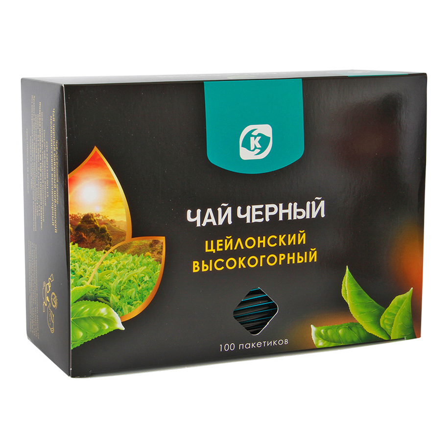 

Чай черный Командор в пакетиках 2 г х 100 шт