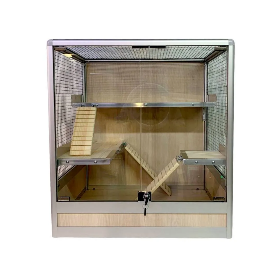 

Клетка для грызунов Шиншиллкин со стеклянными дверками ,700*650*450