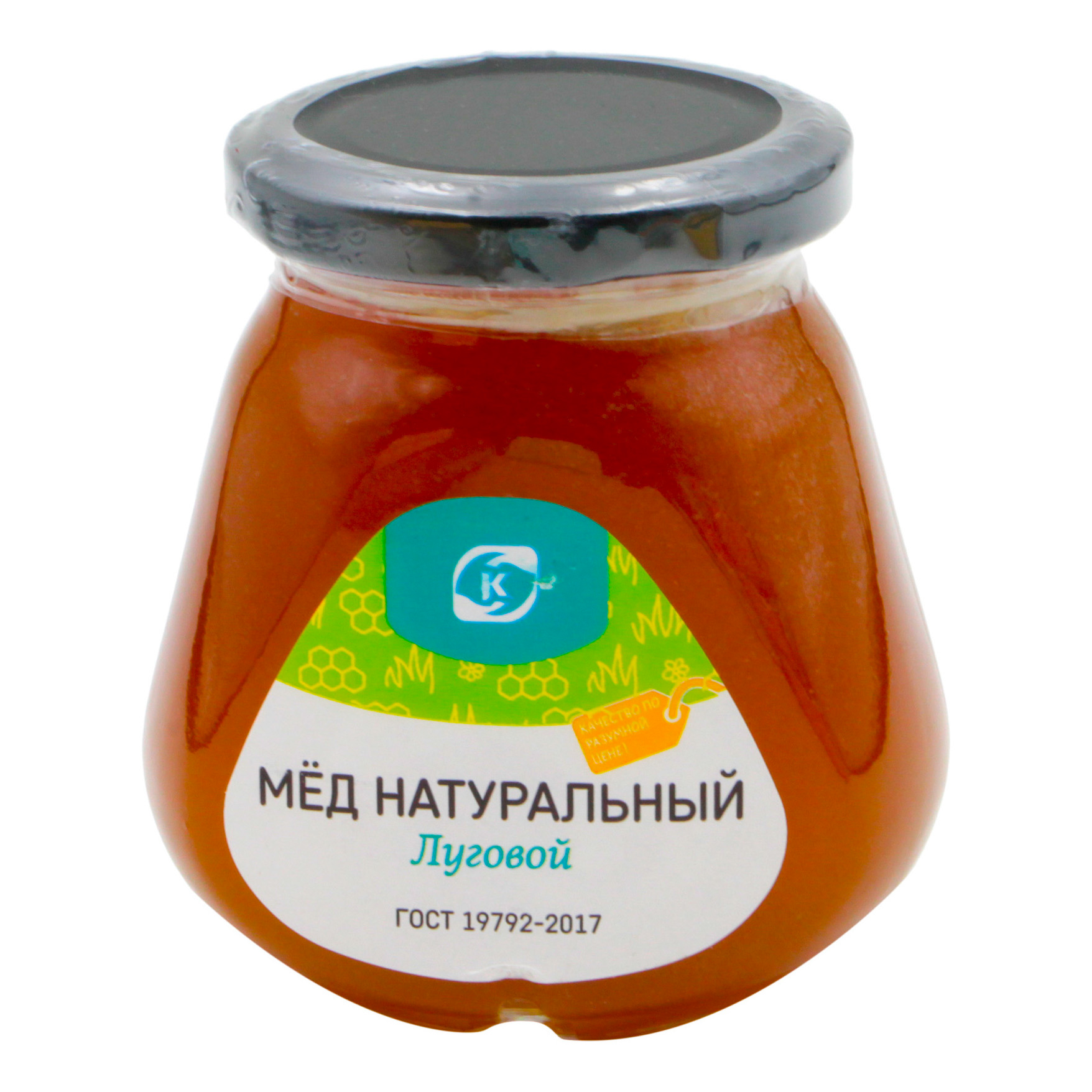 

Мед Командор Луговой натуральный 350 г