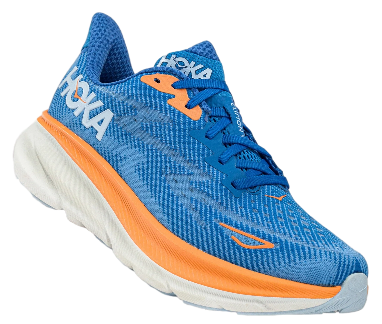 

Кроссовки мужские Hoka Clifton 9 синие 9 US, Синий, Clifton 9 WIDE