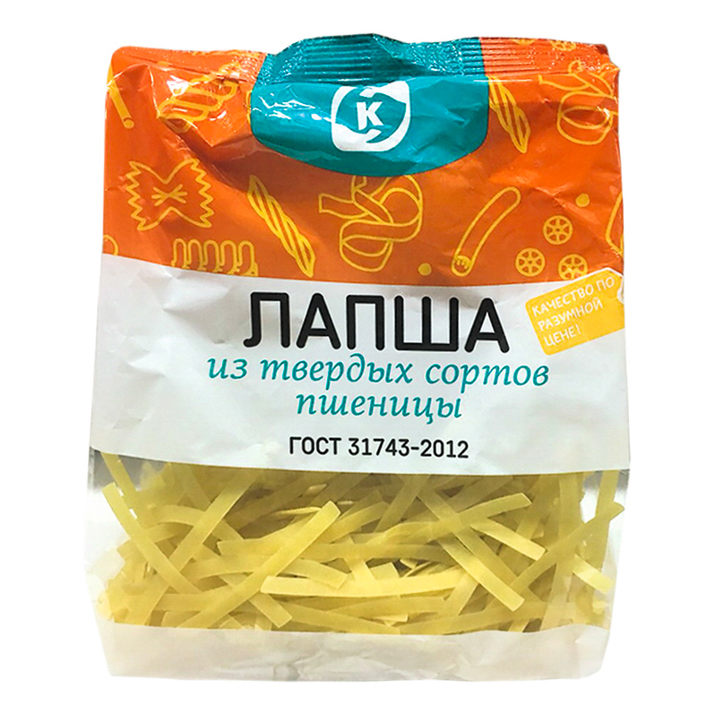 

Макаронные изделия Командор Лапша лагманная 250 г