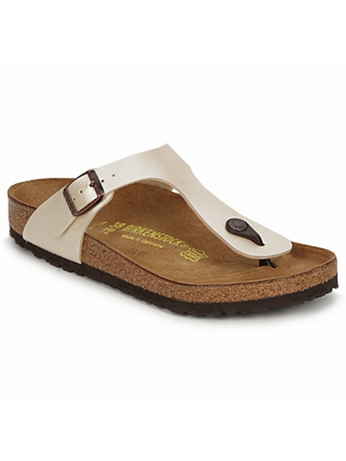 

Вьетнамки женские Birkenstock 85637 белые 39 EU, Белый, 85637