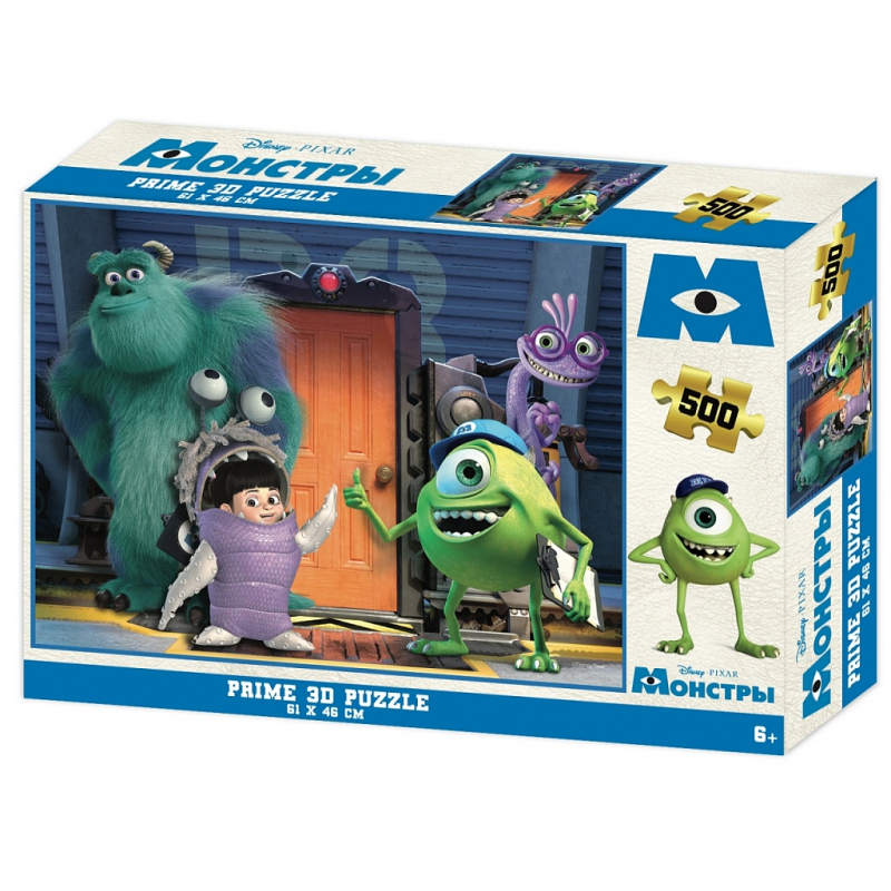 

Стерео пазл Prime 3D Монстры 500 дет. 20029 (209106)