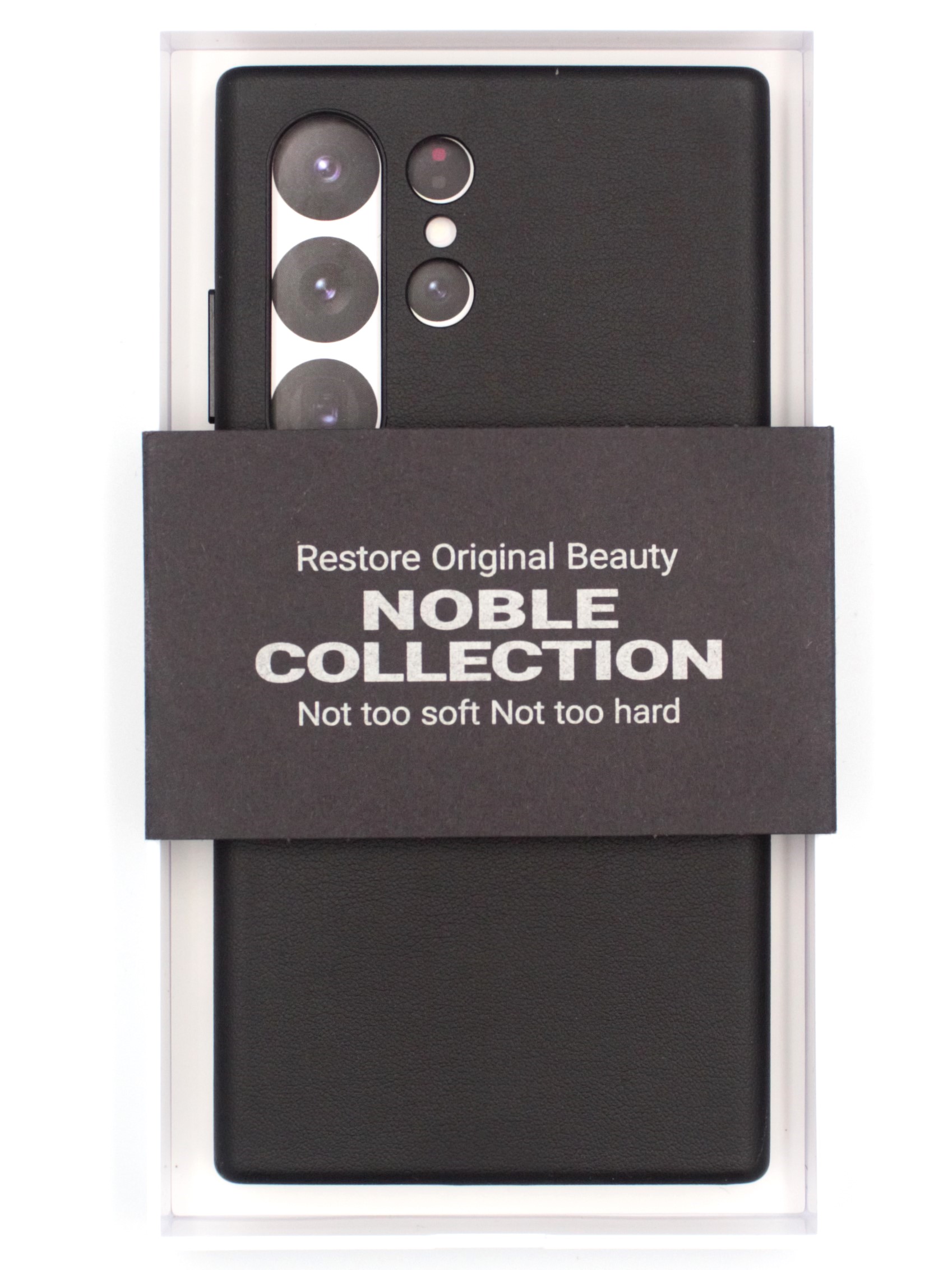 Чехол для Samsung Galaxy S24 Ultra NOBLE COLLECTION-Чёрный