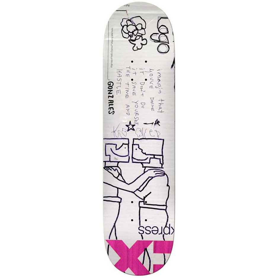 

Дека для скейтборда KROOKED Gonz Kastle White 8.62 дюйм 2022