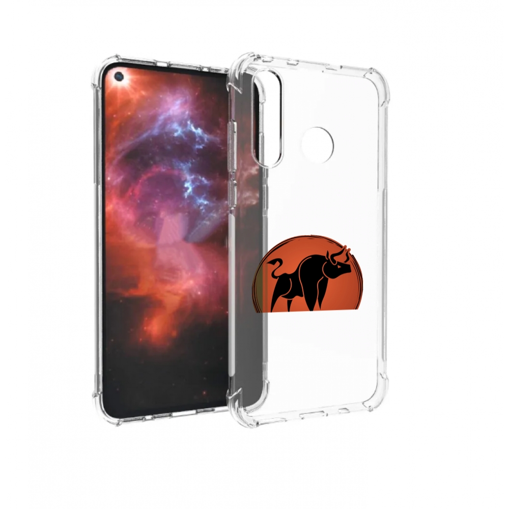 

Чехол бампер MyPads Бык-2 для Huawei Nova 4 противоударный, Прозрачный, Tocco