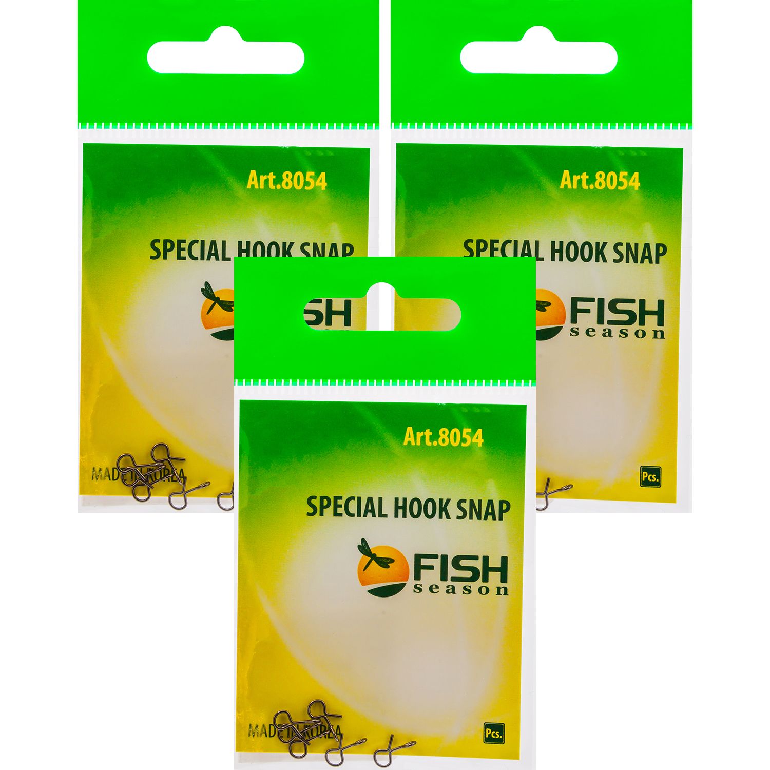 Застёжки Fish Season SPECIAL HOOK SNAP 8054 #L, 4 кг (18 шт/3уп)