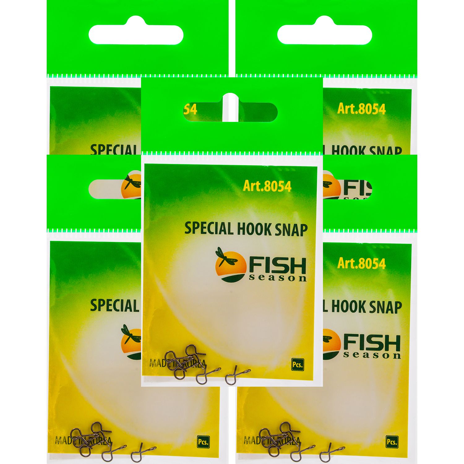 Застёжки Fish Season SPECIAL HOOK SNAP 8054 #L, 4 кг (30 шт/5уп)