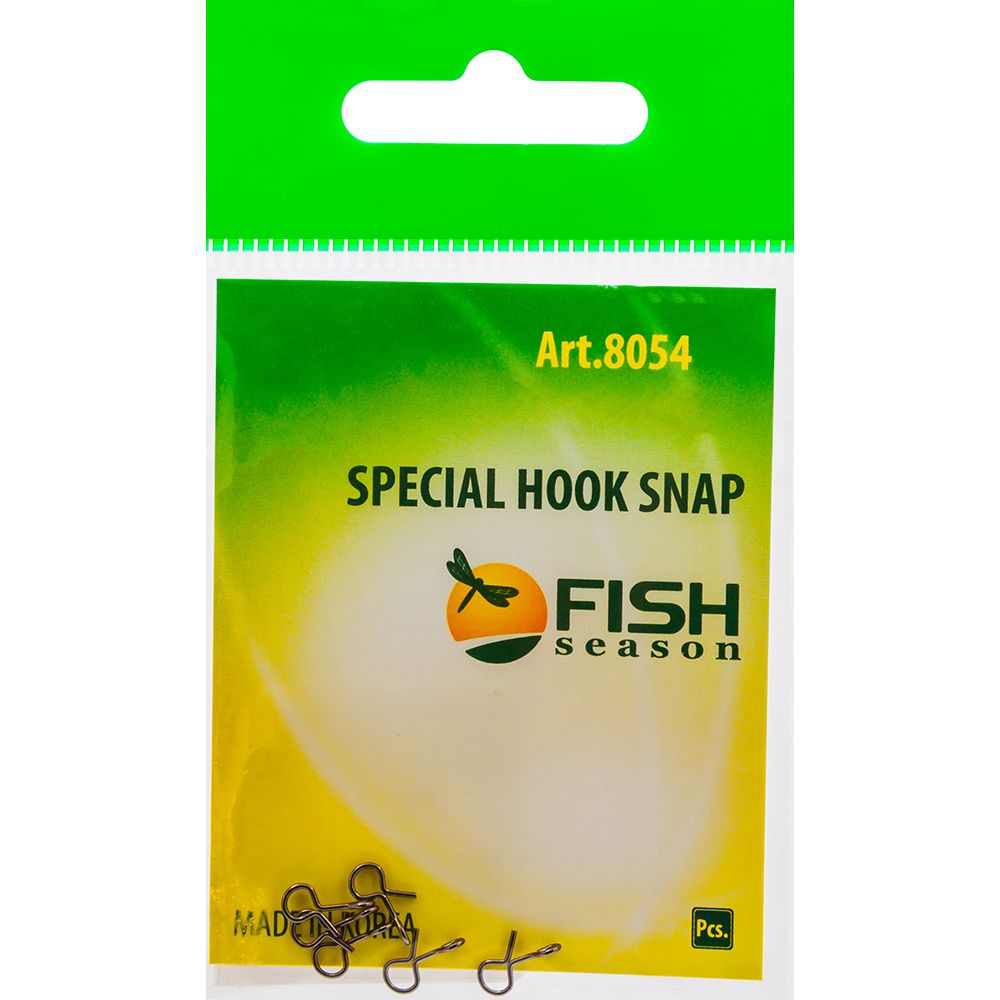 Застёжки Fish Season SPECIAL HOOK SNAP 8054 #L, 4 кг (6 шт/уп)