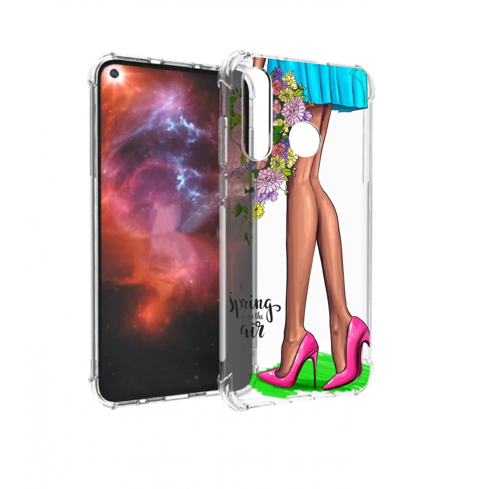 

Чехол бампер MyPads Весна-в-воздухе женский для Huawei Nova 4 пр, Прозрачный, Tocco