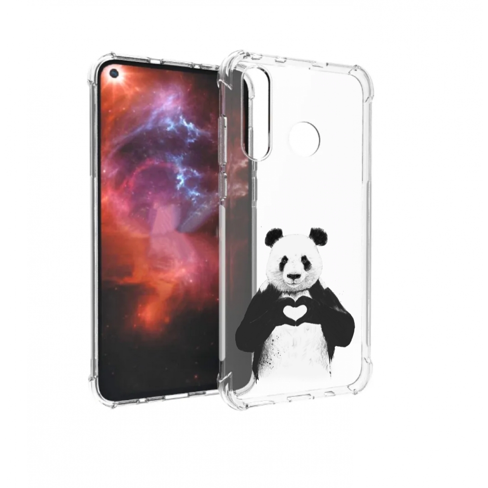 

Чехол бампер MyPads Влюбленная панда для Huawei Nova 4 противоуд, Прозрачный, Tocco