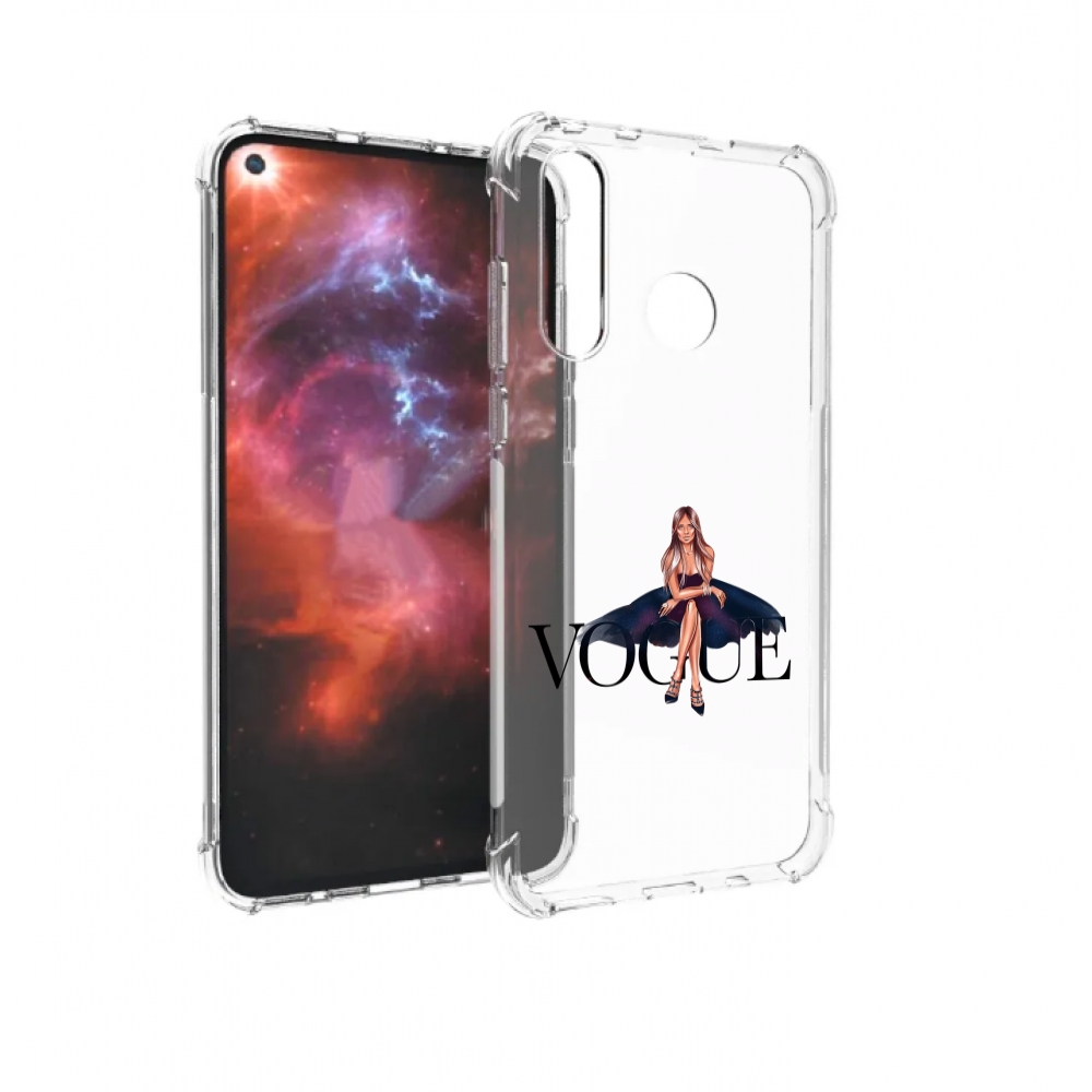 

Чехол бампер MyPads Вог-девушка женский для Huawei Nova 4 против, Прозрачный, Tocco