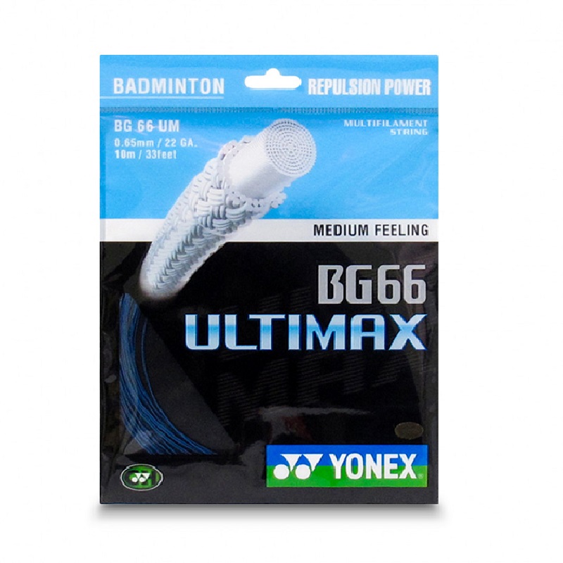 

Струна для бадминтона Yonex 10m BG-66 Ultimax, Blue, Синий, 10m BG-66 Ultimax