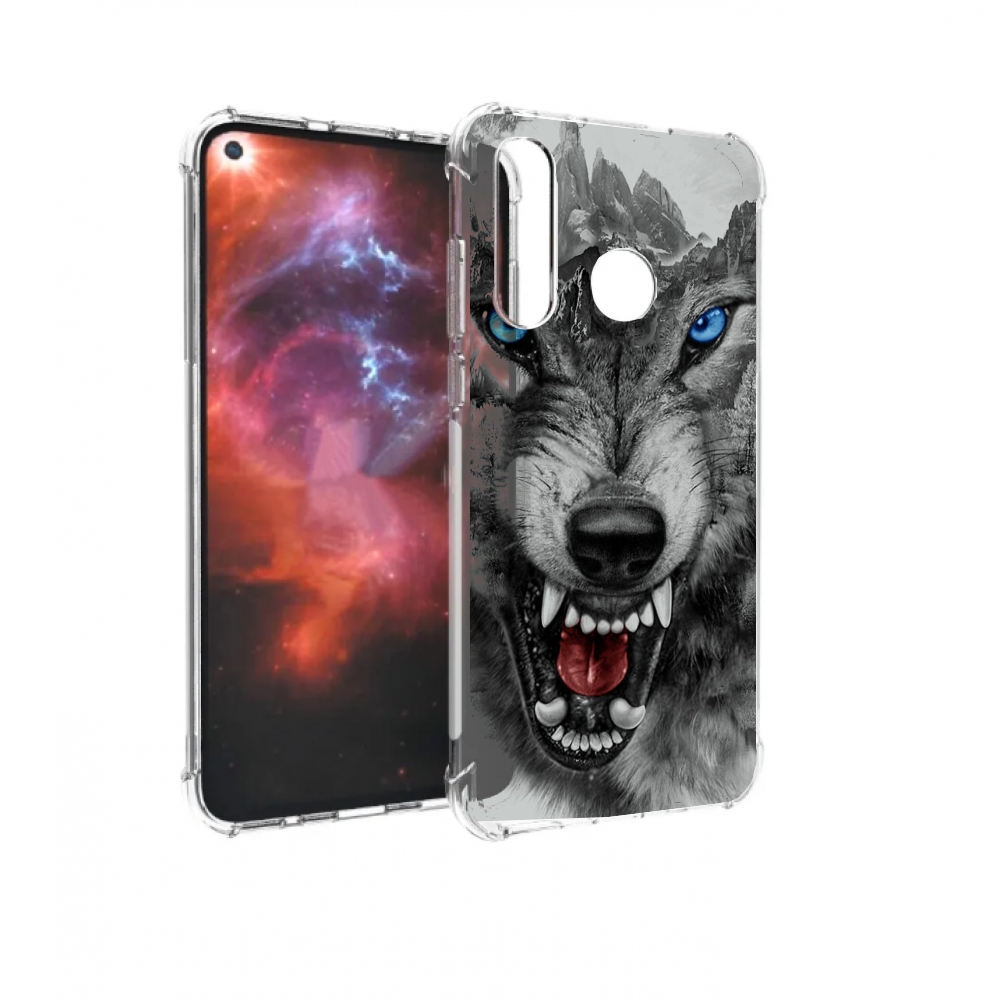 

Чехол бампер MyPads Волк-частица мужской для Huawei Nova 4 проти, Прозрачный, Tocco