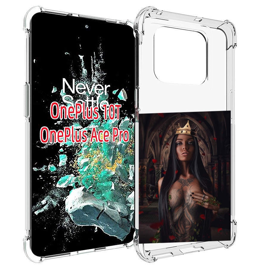 

Чехол MyPads багровый-пик для OnePlus 10T, Прозрачный, Tocco
