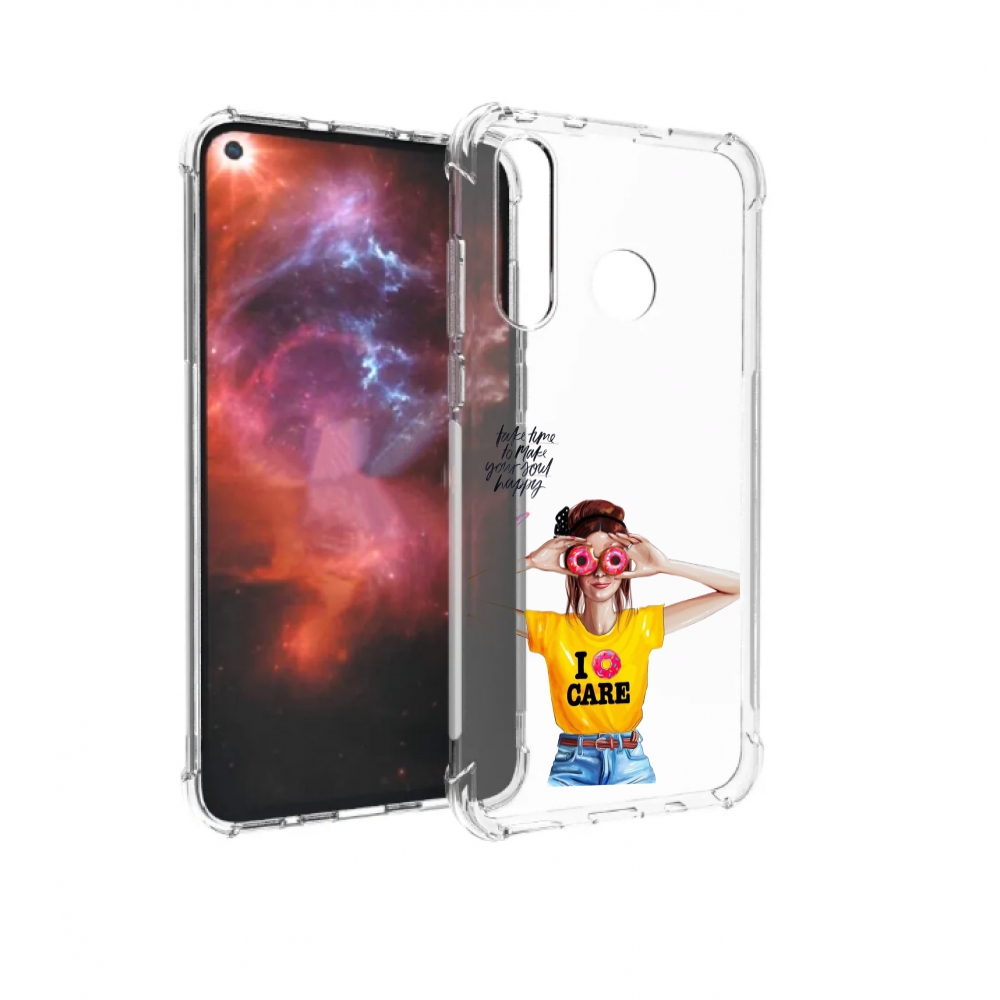 

Чехол бампер MyPads Девушка-с-пончиками женский для Huawei Nova, Прозрачный, Tocco