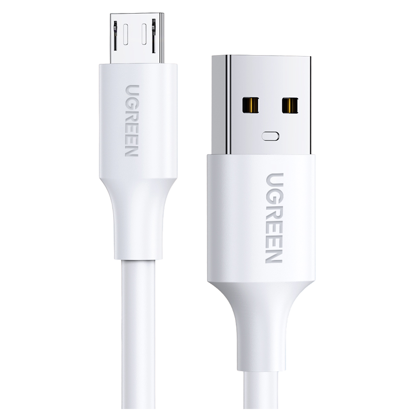 Кабель micro USB-USB uGreen US289 1.5м белый