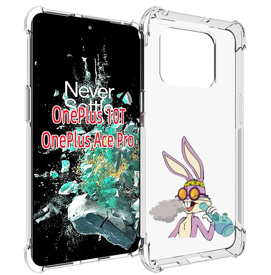 

Чехол MyPads бакс-банни-любитель-подымить для OnePlus 10T, Прозрачный, Tocco