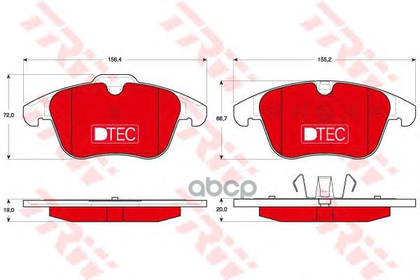 

Колодки торм.пер. DTEC COTEC TRW/Lucas gdb1683dte, Колодки торм.пер. DTEC COTEC TRW/Lucas gdb1683dte TRW/Lucas gdb1683dte