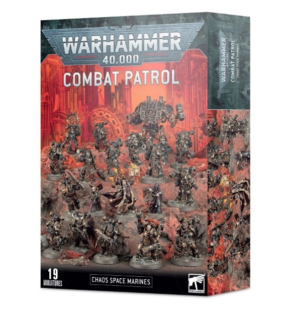 Набор пластиковых моделей Warhammer 40000 Combat Patrol Chaos Space Marines