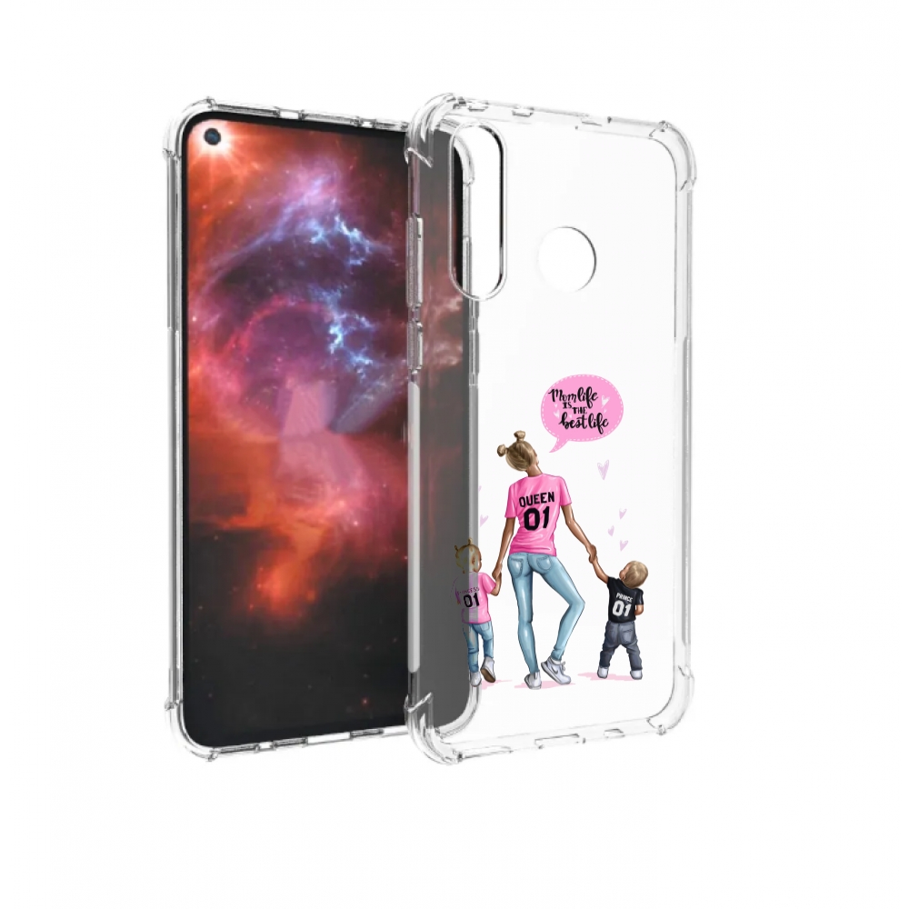 

Чехол бампер MyPads Мама-королева женский для Huawei Nova 4 прот, Прозрачный, Tocco