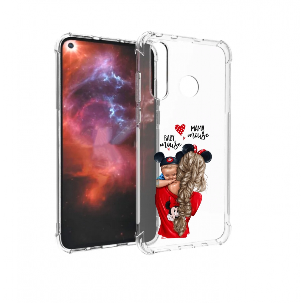 

Чехол бампер MyPads Мама-маус женский для Huawei Nova 4 противоу, Прозрачный, Tocco