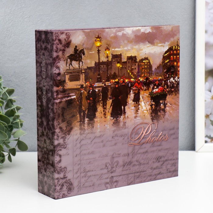 

Фотоальбом на 200 фото 10х15 см "Город"