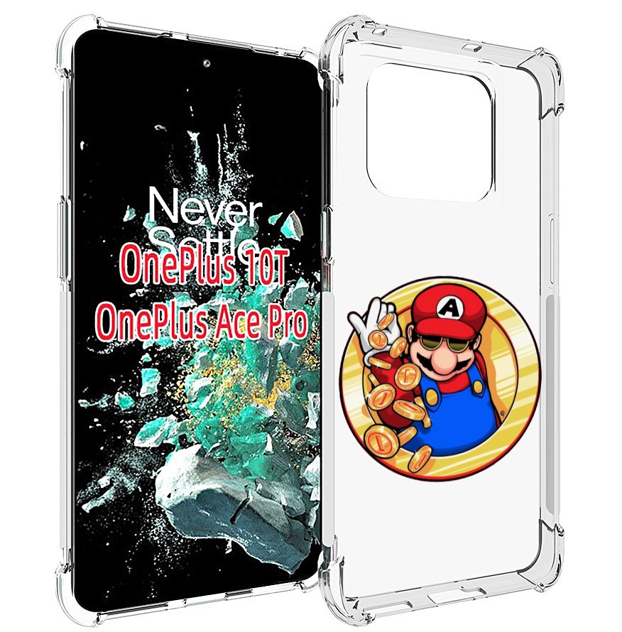 

Чехол MyPads богатый марио для OnePlus 10T, Прозрачный, Tocco