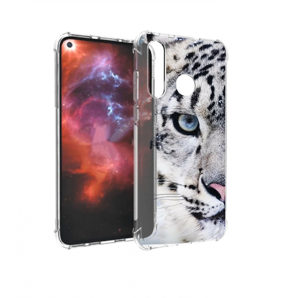 

Чехол бампер MyPads Снежный-барс для Huawei Nova 4 противоударный, Прозрачный, Tocco