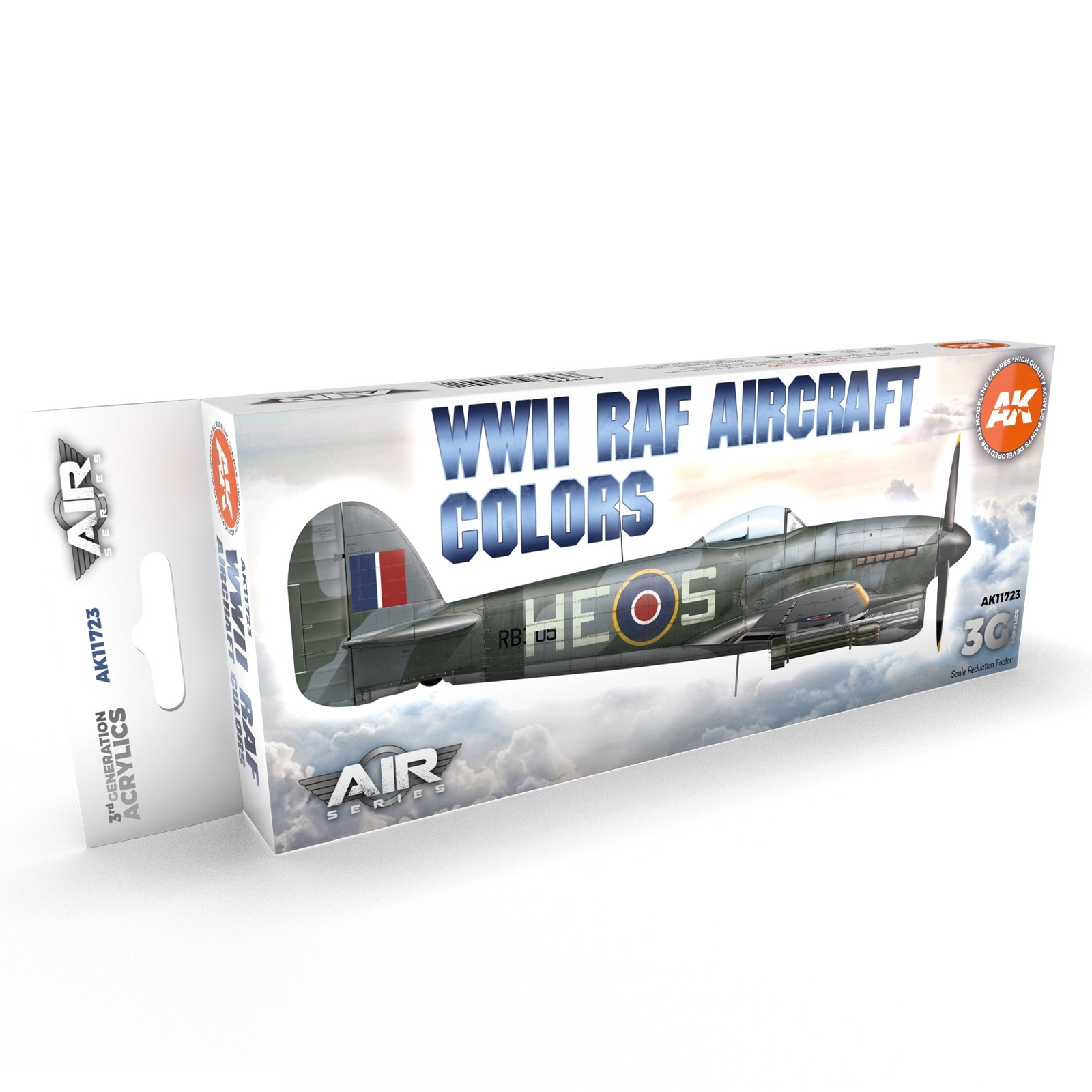 

AK11723 Набор красок WWII RAF Aircraft Colors SET 3G