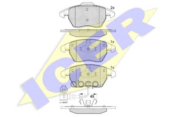 

Колодки дисковые передние Audi A3 диск 15'/16', VW Golf V 1.4-2.0TD диск 15' 03> 181567, 181567 колодки дисковые передние Audi A3 диск 15'/16', VW Golf V 1.4-2.0TD диск 15' 03>