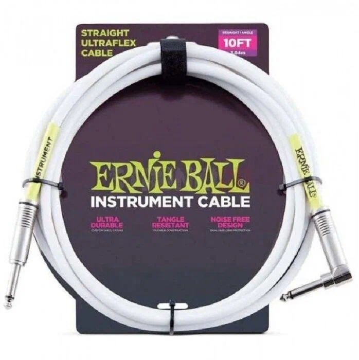 

Инструментальный кабель Ernie Ball 6049 3м Classic White, Белый