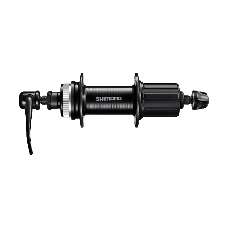 фото Shimano втулка задняя shimano fh-tx505-8, 32h, 8/9/10ск.,old:135мм qr170мм, цвет черный