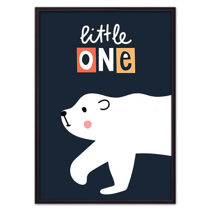 

Белый медведь "Little one" ВЫБОР РАЗМЕРА:21 х 30 см