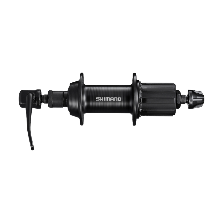 фото Shimano втулка задняя shimano fh-tx500-8, 32h, 8/9ск.,old:135мм qr170мм, цвет черный