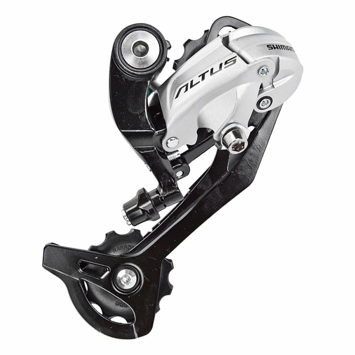 Shimano Переключ. задний Altus RD-M370, SGS, 9ск., цвет Серебристый 100051199552 серебристый