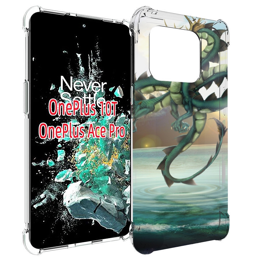 

Чехол MyPads водяной-дракон для OnePlus 10T, Прозрачный, Tocco