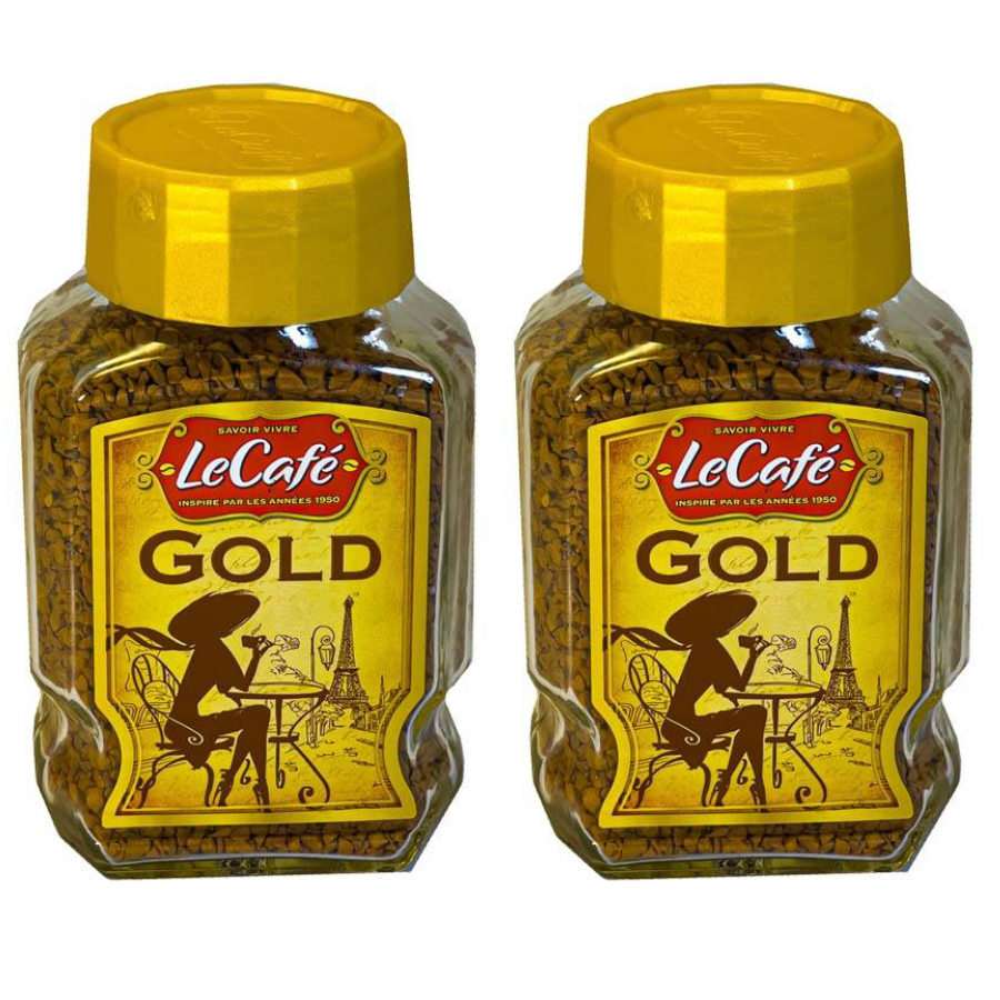 

Кофе растворимый Le Cafe Gold, 95 г х 2 шт